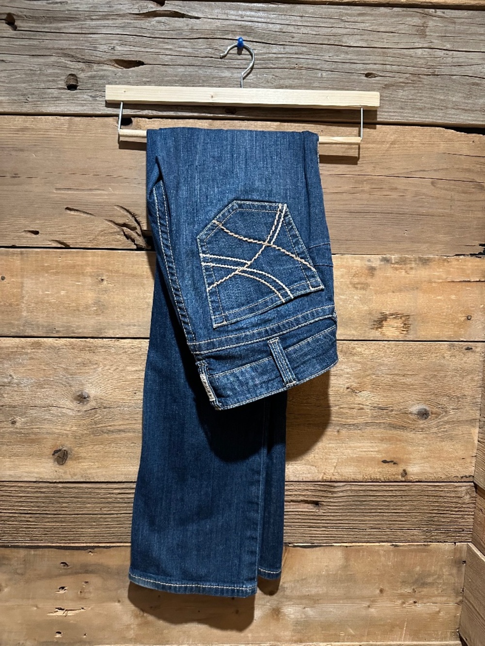 Ariat perfect rise straight leg denim.